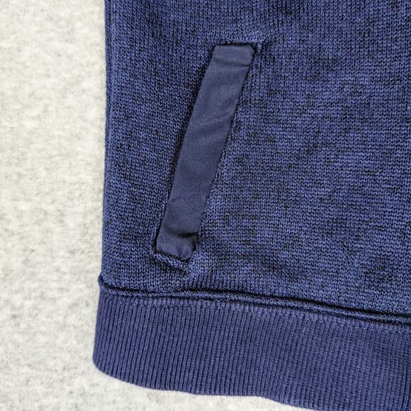 Carter’s Sweater Knit Fleece Vest Boys 4 Navy Blue Full Zip Pockets Preppy - Picture 4 of 10